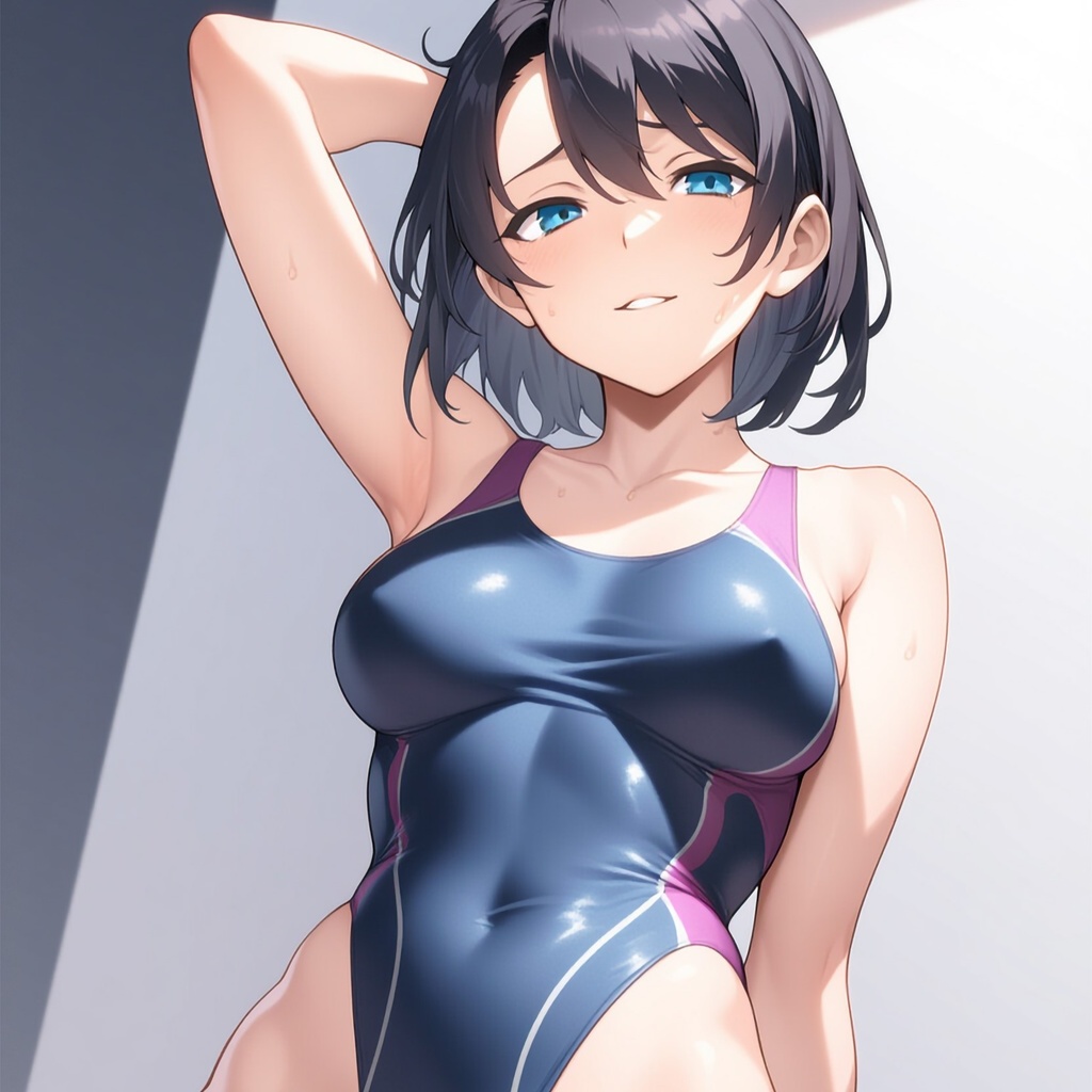 【2025-04-30 まで】 AI 競泳水着(縦型257枚) 20250330_07