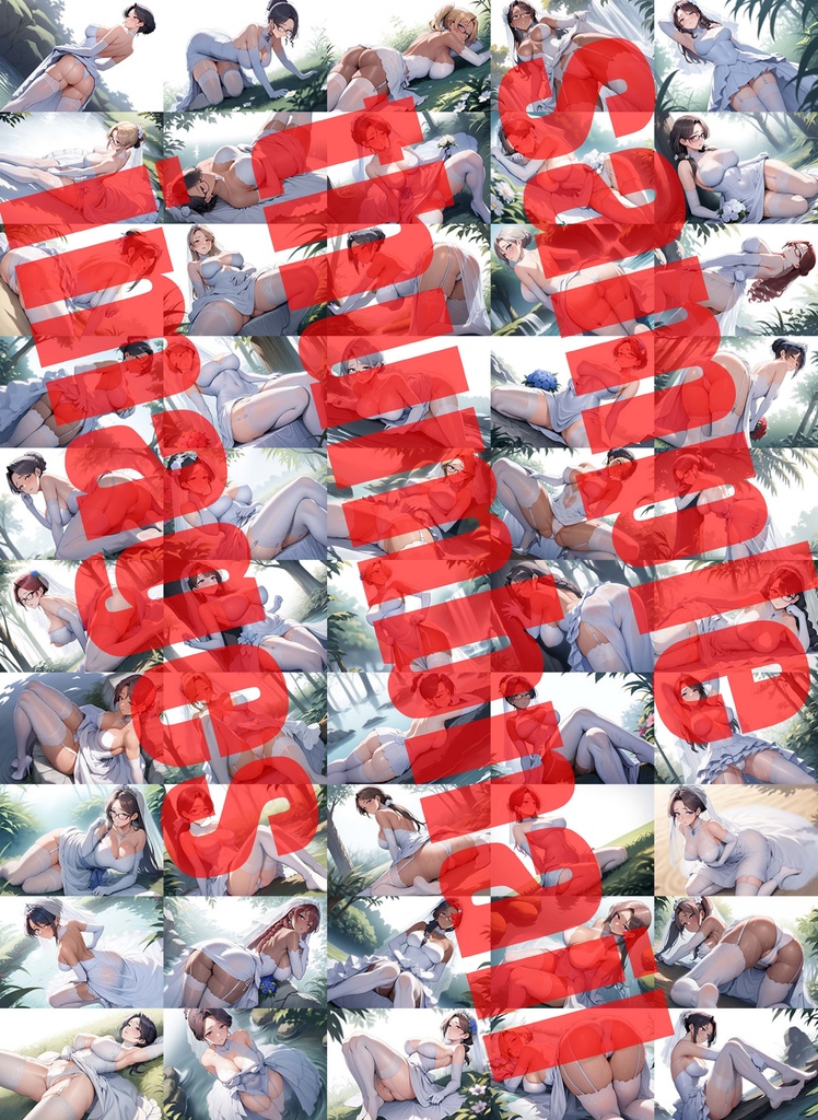 AI ウェディングドレス(横型151枚) 20250427_06