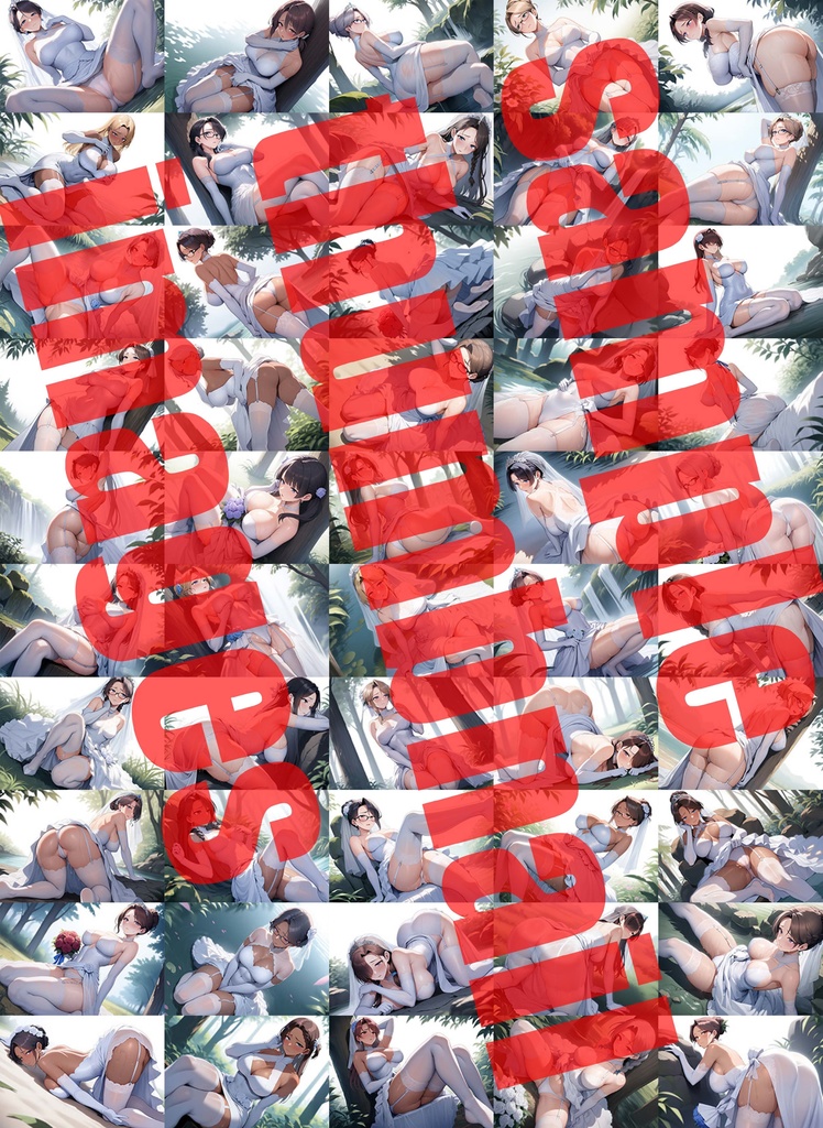 AI ウェディングドレス(横型151枚) 20250427_06