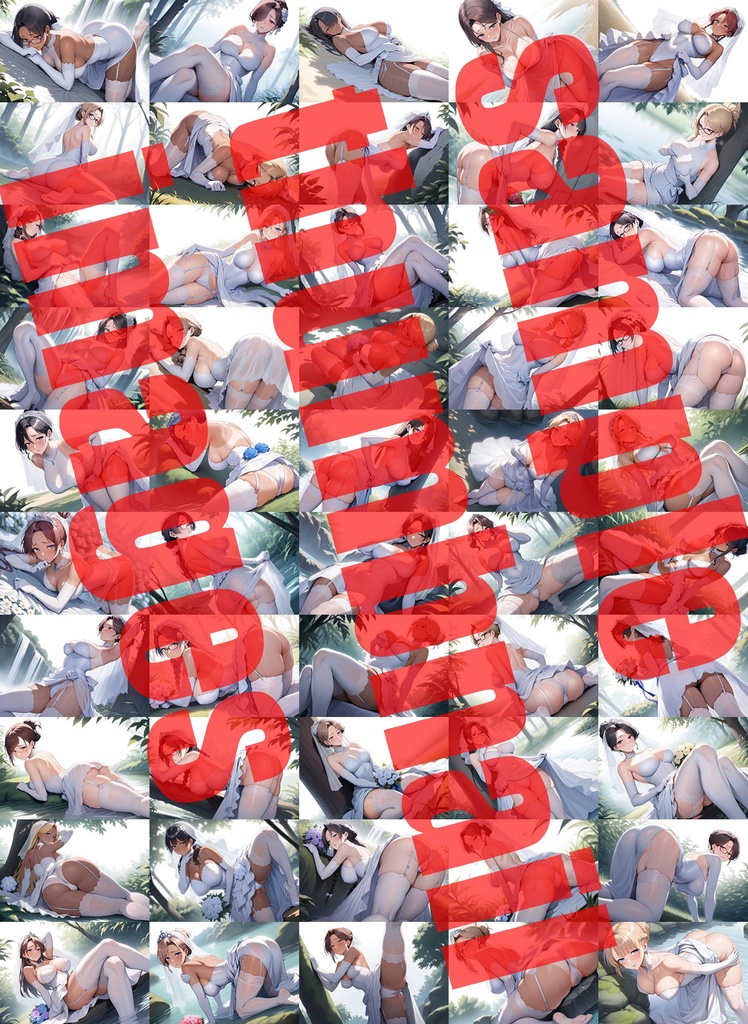 AI ウェディングドレス(横型151枚) 20250427_06