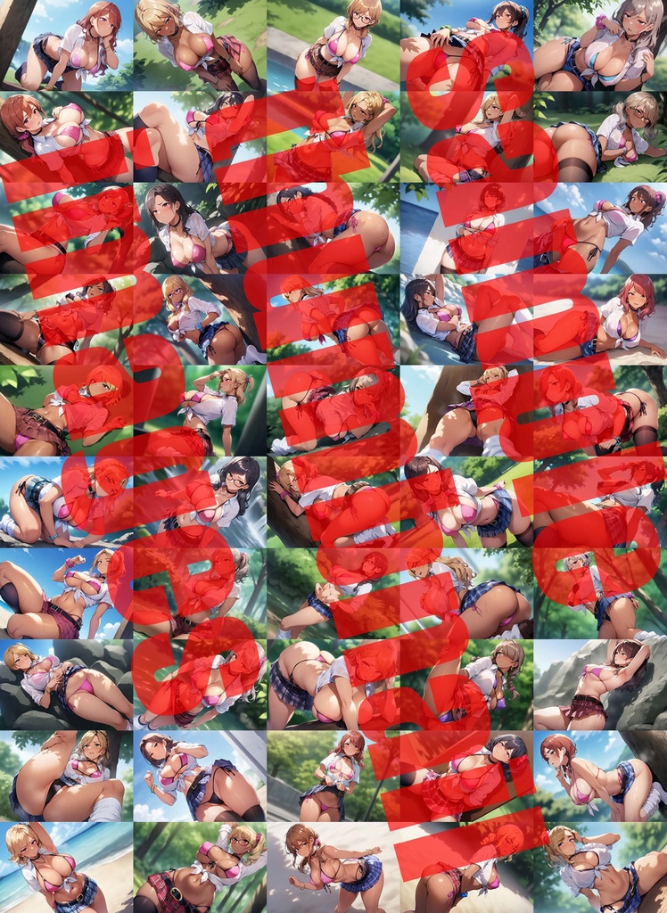 AI ビキニ水着アメスク風味(横型148枚) 20250530_02