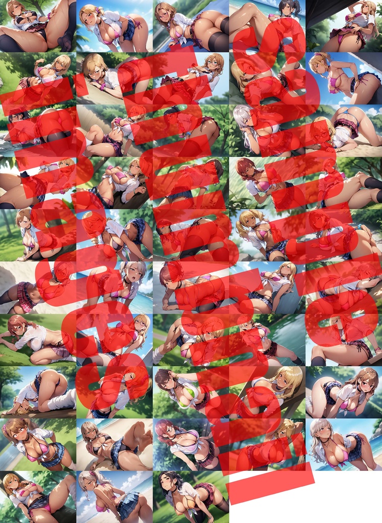 AI ビキニ水着アメスク風味(横型148枚) 20250530_02