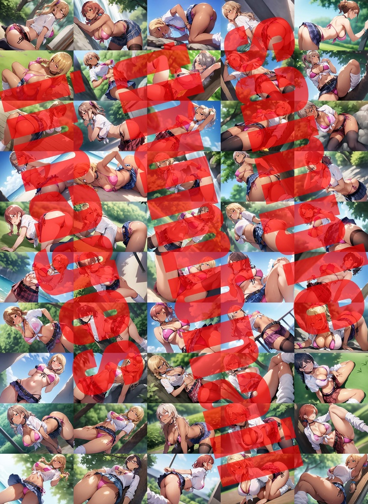 AI ビキニ水着アメスク風味(横型148枚) 20250530_02