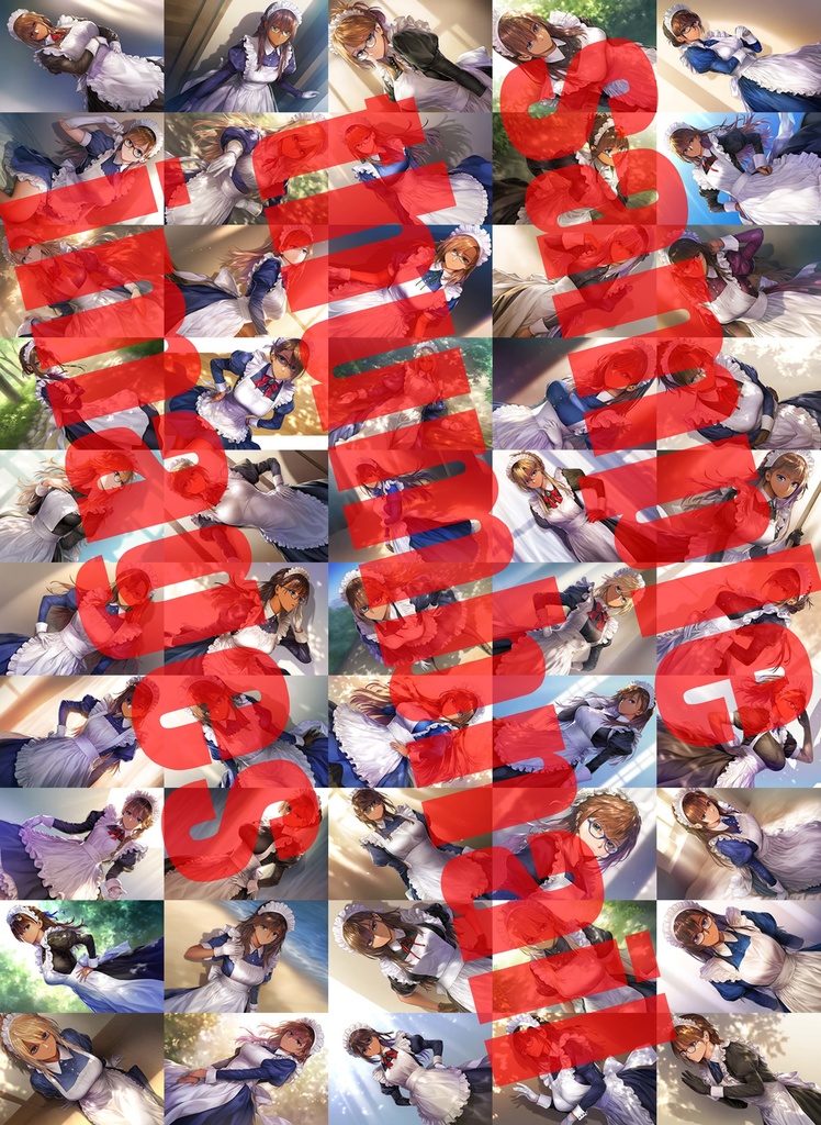 【復刻セット販売】【2025-01-31 まで分】 全年齢(横型988枚) 202501l_s02