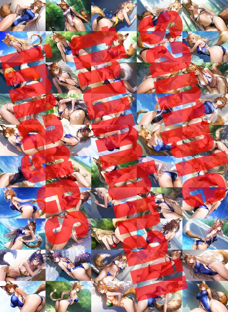 【復刻セット販売】【2025-01-31 まで分】 全年齢(横型988枚) 202501l_s02