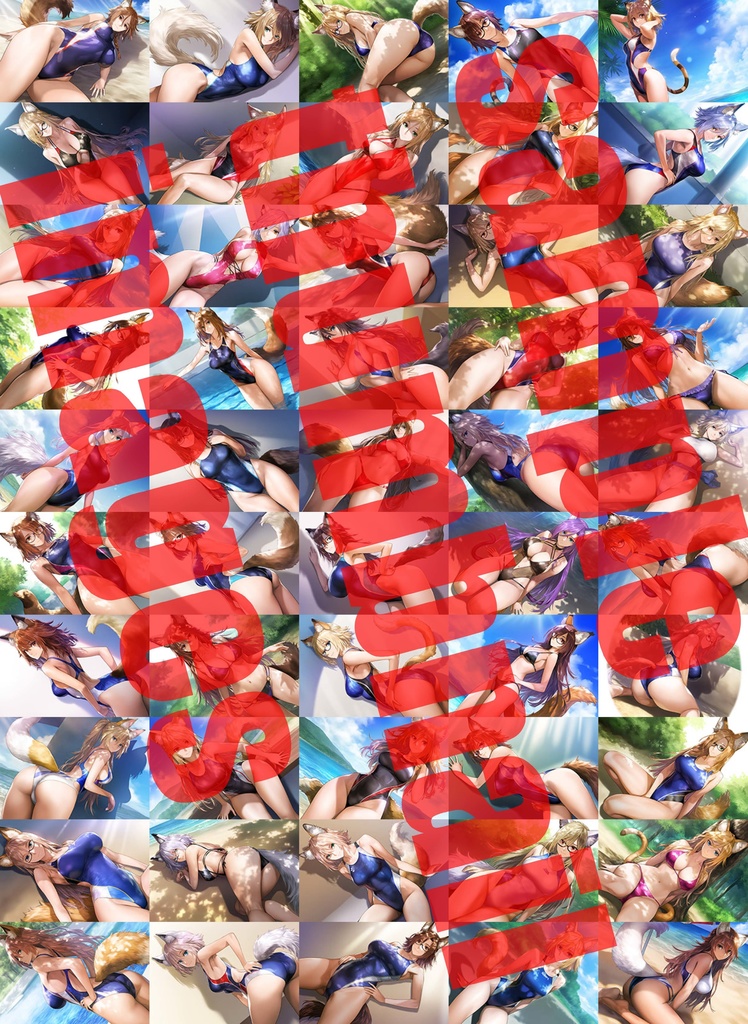 【復刻セット販売】【2025-01-31 まで分】 全年齢(横型988枚) 202501l_s02