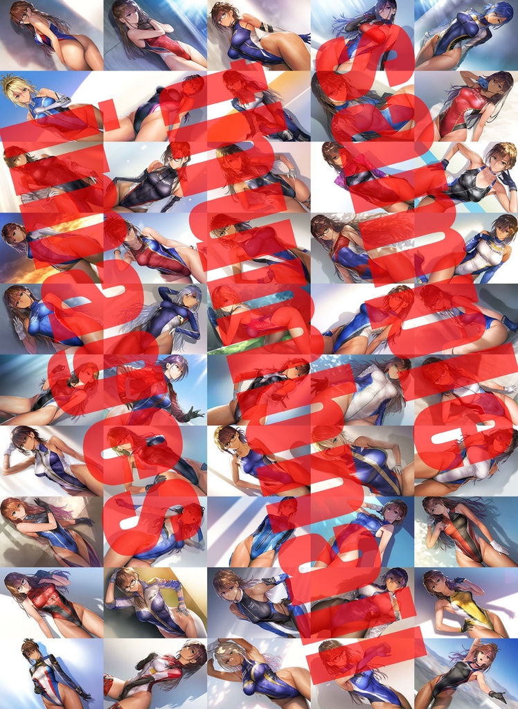 【復刻セット販売】【2025-01-31 まで分】 全年齢(横型988枚) 202501l_s02