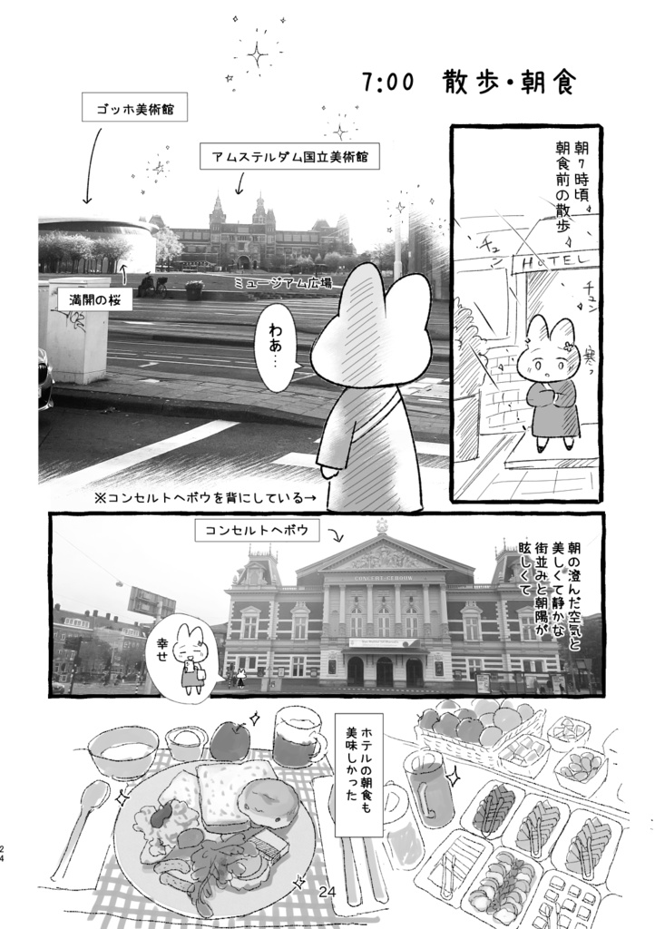 オランダ一人旅行記 航空券が当たったのでコンセルトヘボウとキューケンホフ公園と美術館に行ってきた