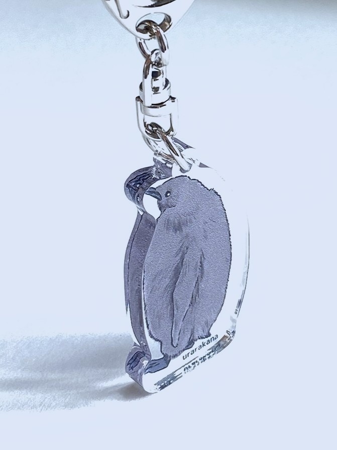 ペンギンのヒナのアクキー