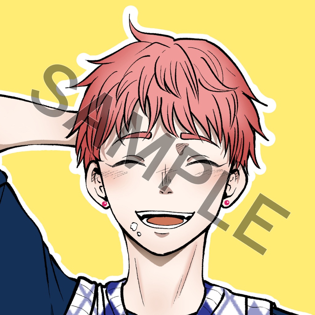 『男子キャラ』 SNSアイコン用イラスト