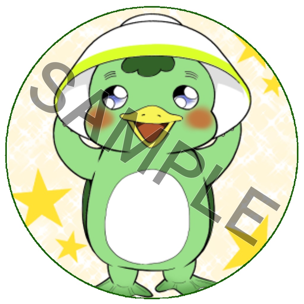 『お茶碗カッパ』 SNSアイコン用イラストセット