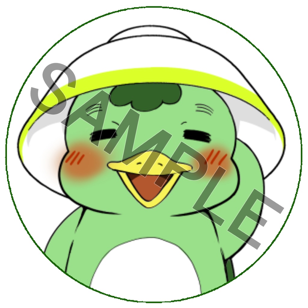 『お茶碗カッパ』 SNSアイコン用イラストセット