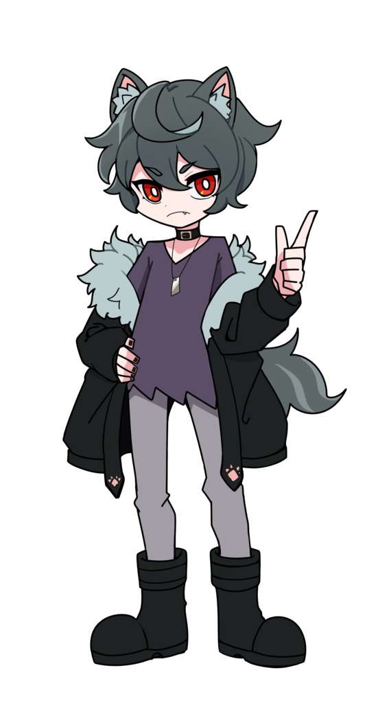 【TRPG】立ち絵素材_狼男【ゲーム制作】