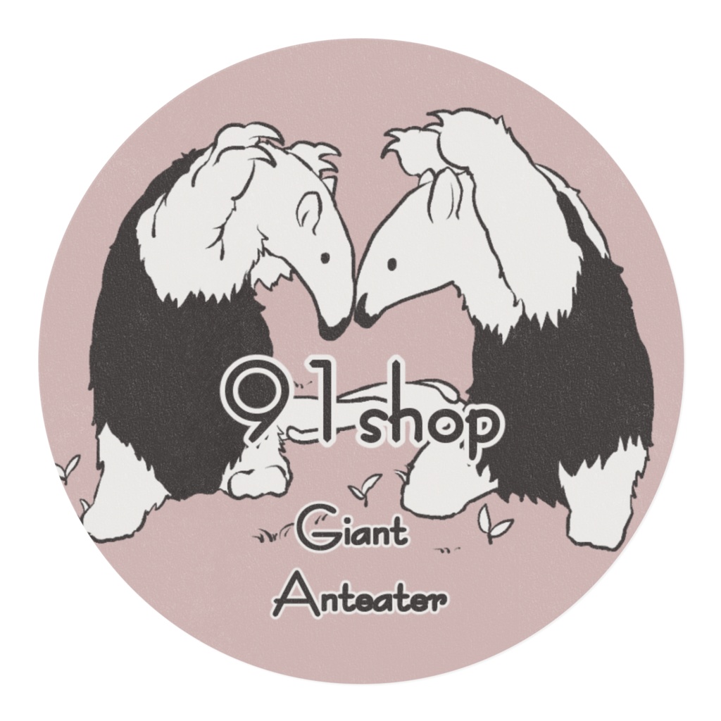 アリクイ威嚇poseマステ//幅30mm(2色)