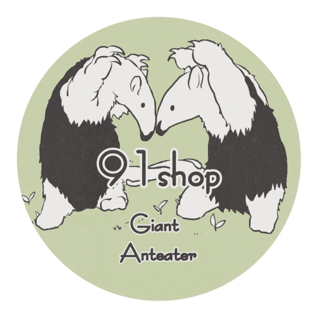 アリクイ威嚇poseマステ//幅15mm(2色)