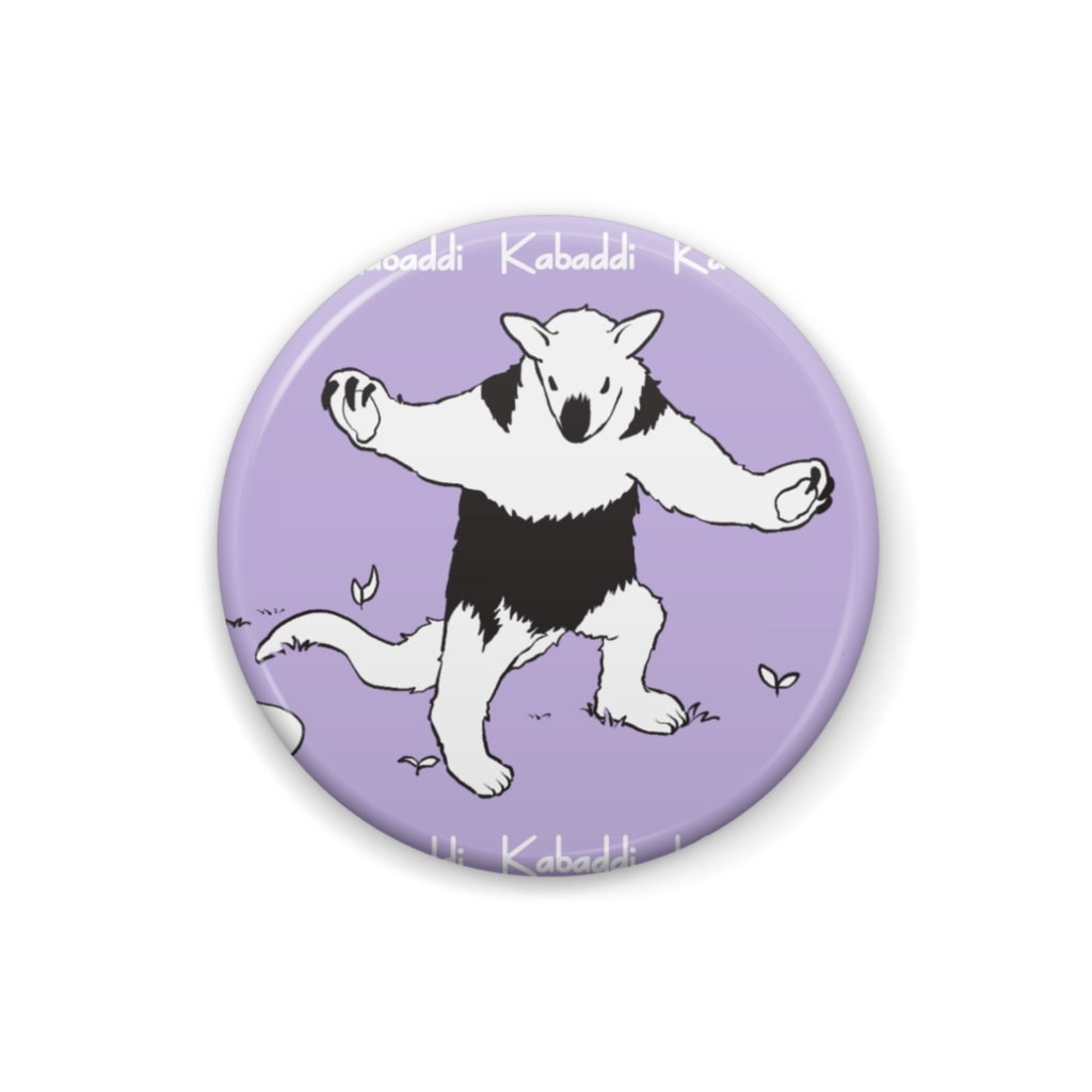 アリクイ缶バッジ(5色/4種)