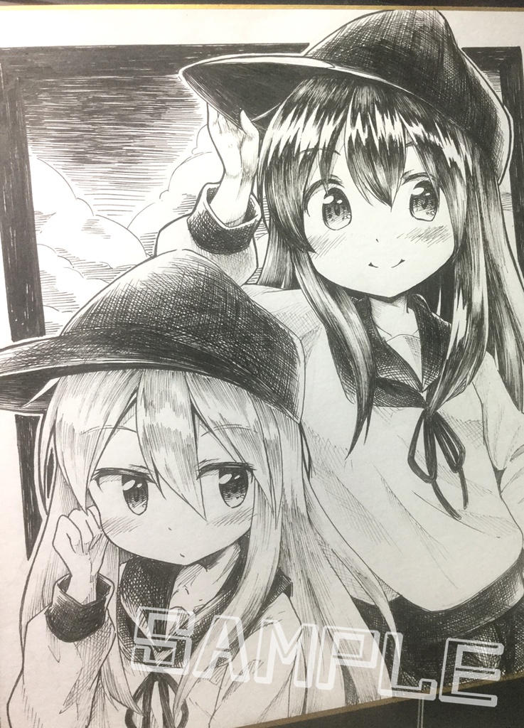 【手描き一点物】暁 響【ペン画】