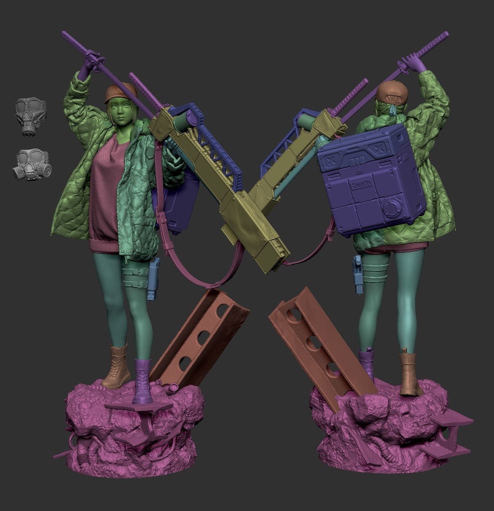 MULE 1/8スケールオリジナルガレージキット