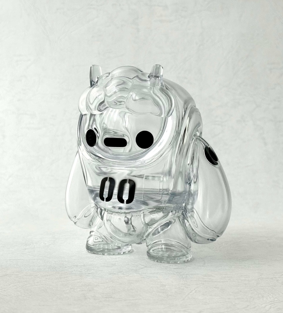 (※受注販売)こおにボット 試作00号 もじゃツノ(塗装済みソフビ人形)