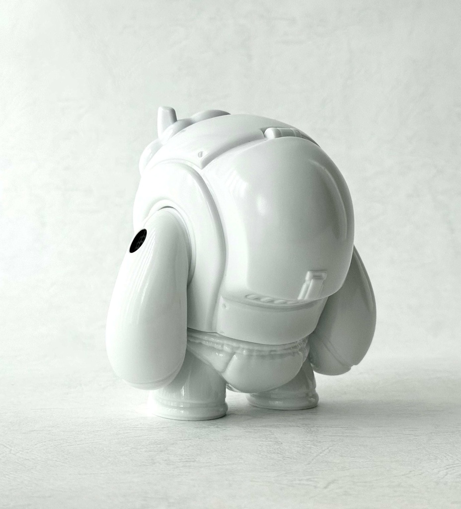 (※受注販売)こおにボット 試作00号 もじゃツノ(塗装済みソフビ人形)