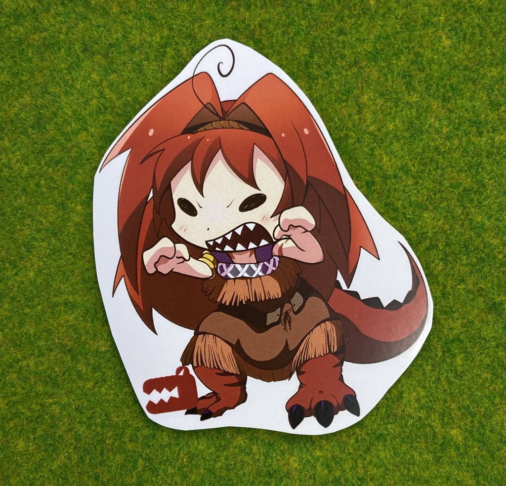 擬人化ッ子恐竜　シール