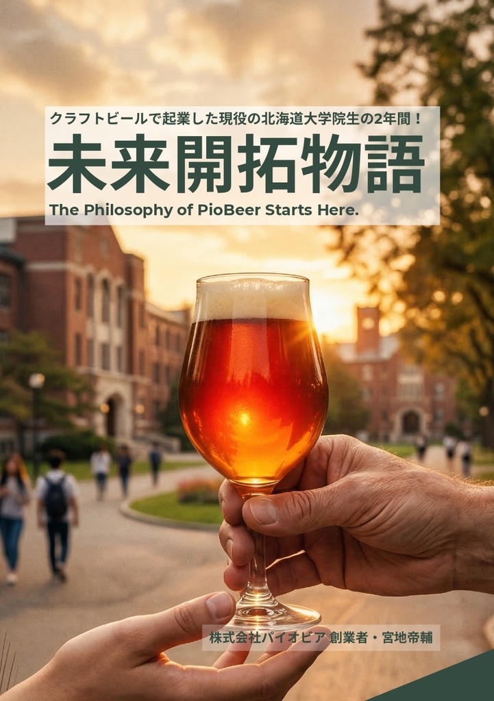 未来開拓物語ークラフトビールで起業した現役の北海道大学院⽣の2年間!ー