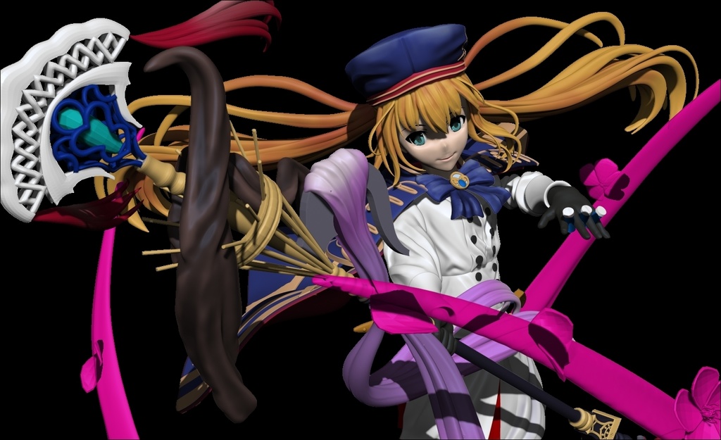 Artoria Pendragon 3D Model figure