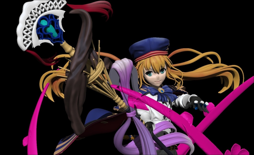 Artoria Pendragon 3D Model figure