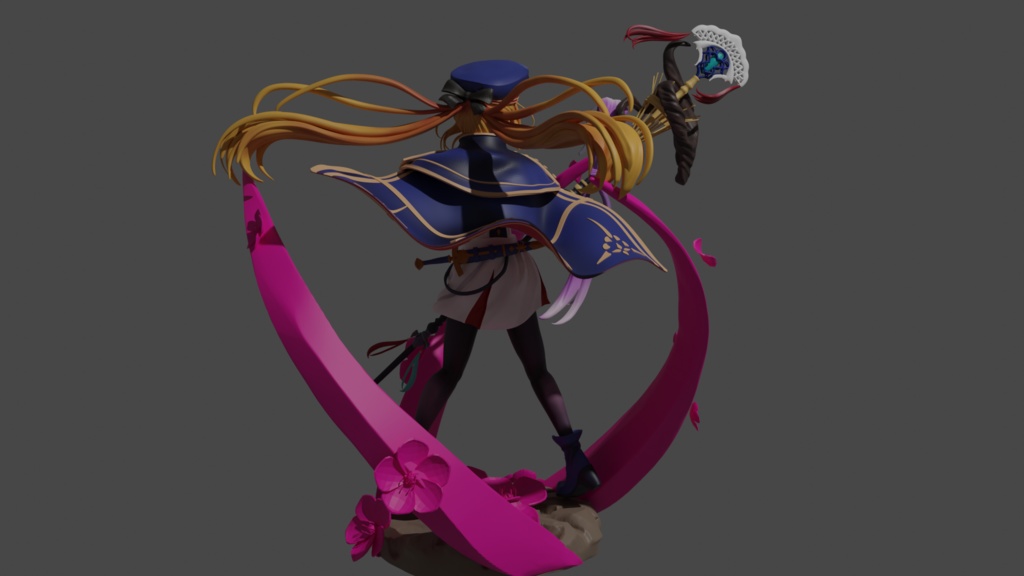 Artoria Pendragon 3D Model figure