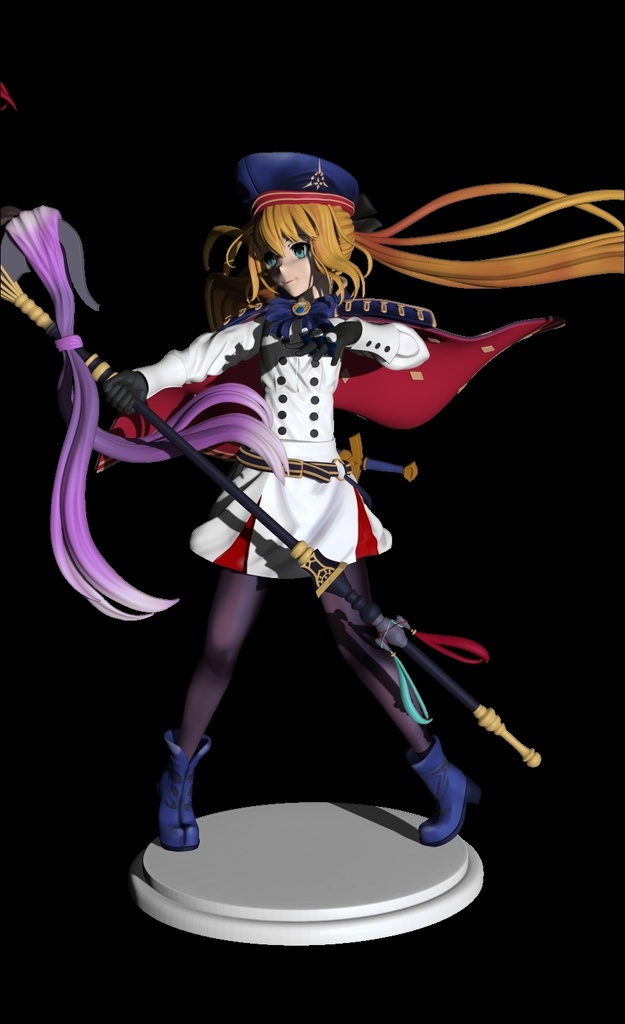 Artoria Pendragon 3D Model figure
