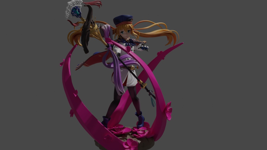 Artoria Pendragon 3D Model figure