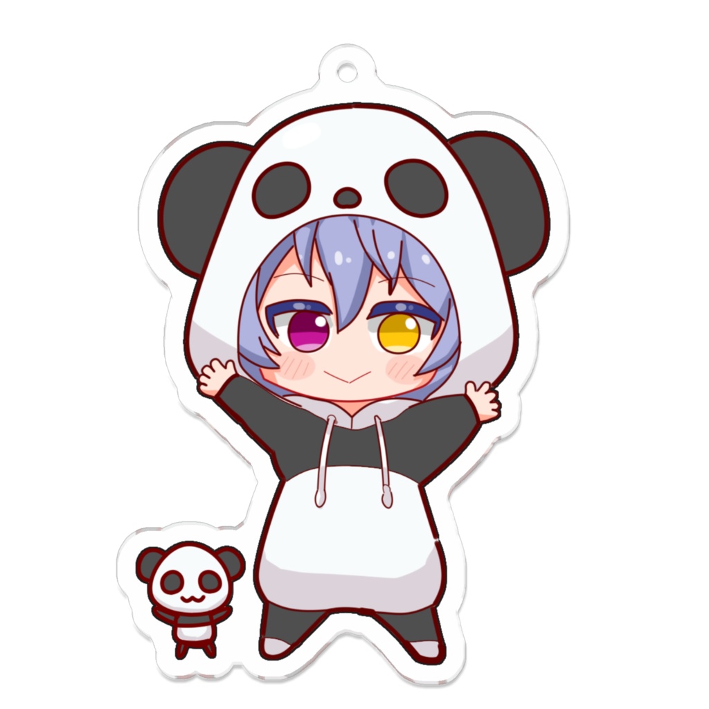 【笹餅ぱんだ】子パンダアクリルキーホルダー