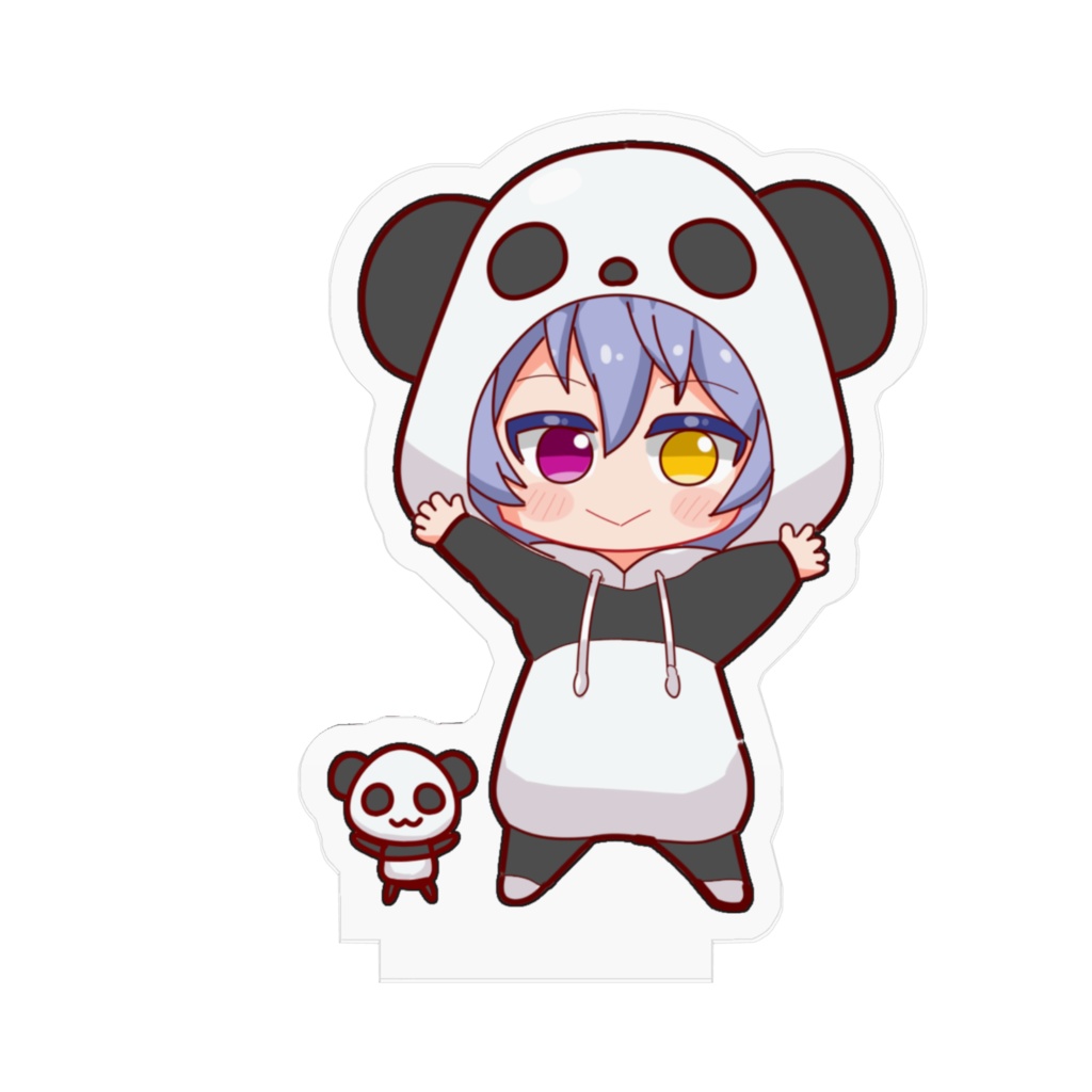 【笹餅ぱんだ】アクリルキースタンド(子パンダバージョン)