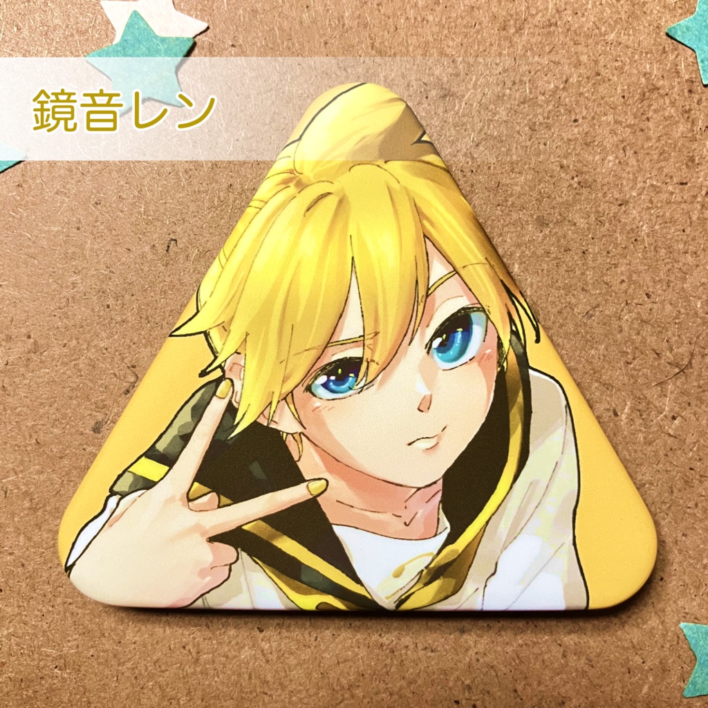 みねカイ 三角缶バッチ