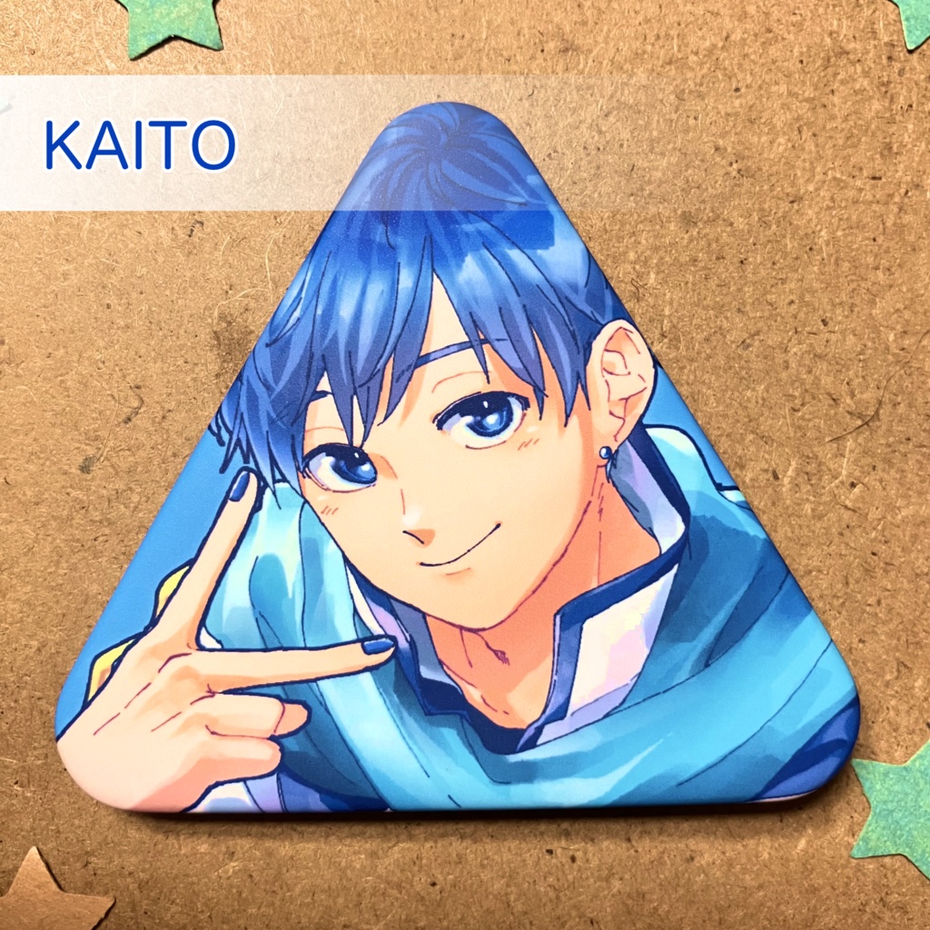 みねカイ 三角缶バッチ