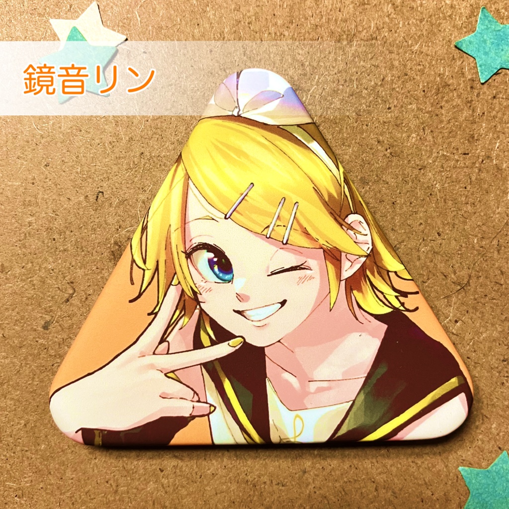 みねカイ 三角缶バッチ