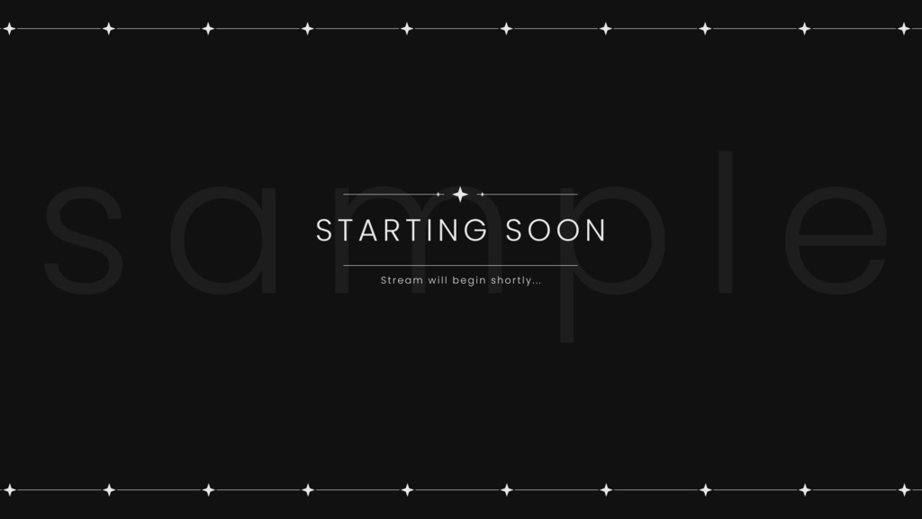 動く配信待機画面【Calm】Waiting Screen