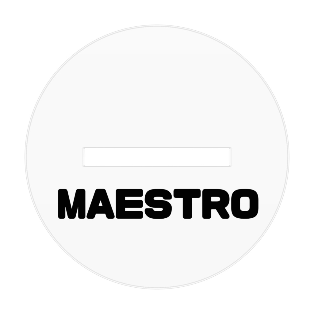 MAESTRO アクリルフィギュア