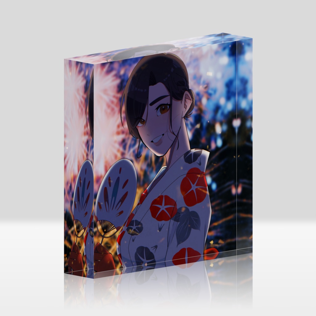 ARUNI 夏祭りアクリルブロック