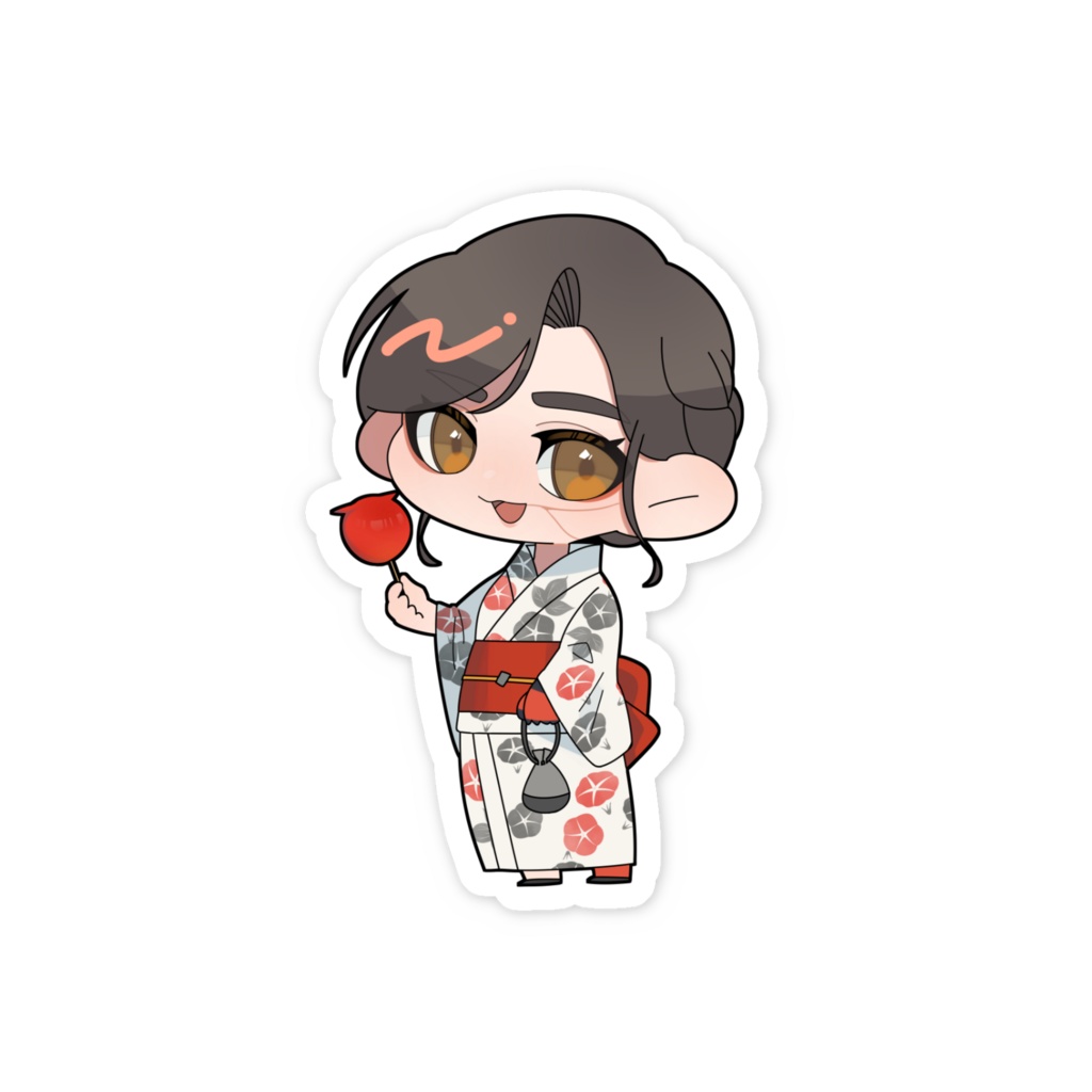 ARUNI 夏祭りスマホステッカー