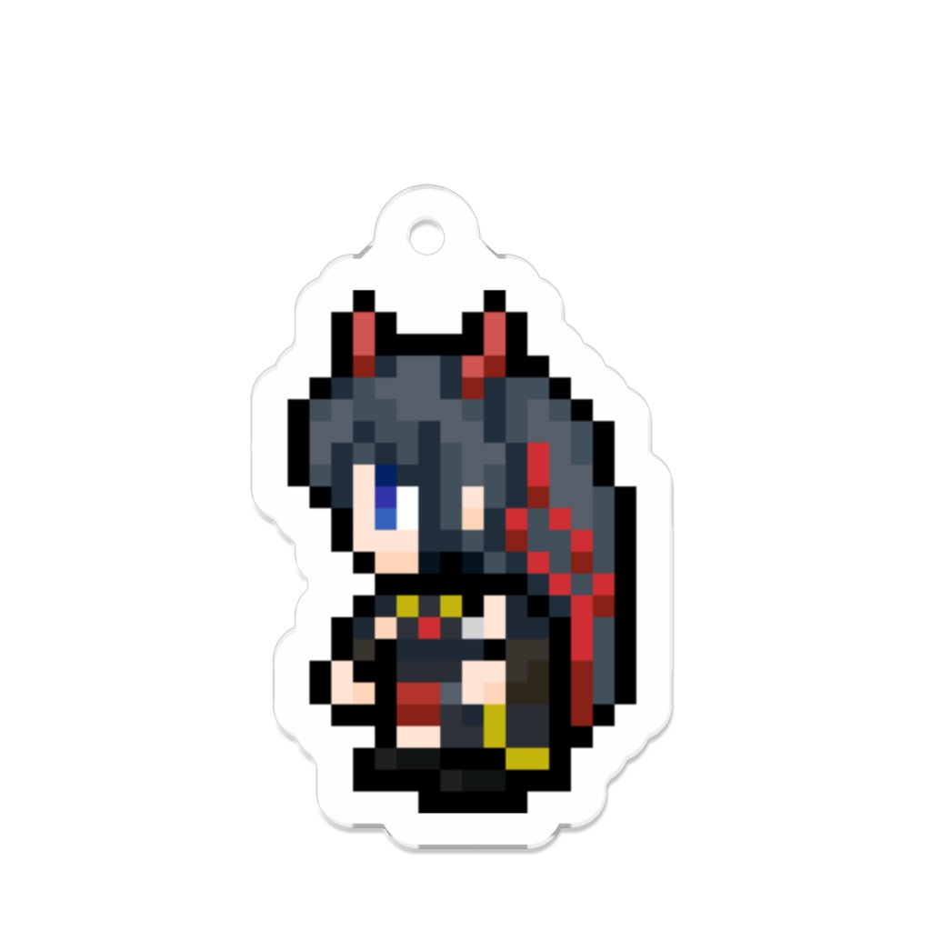 破壊神ドット絵アクリルキーホルダー