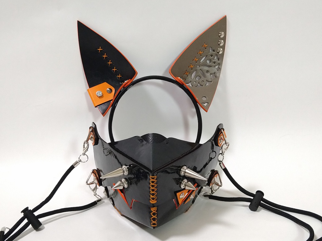 ドッグマズルマスク　ハロウィンカラー