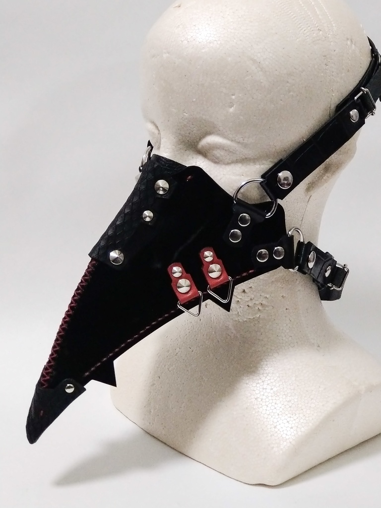 ペストマウスマスク（黒）