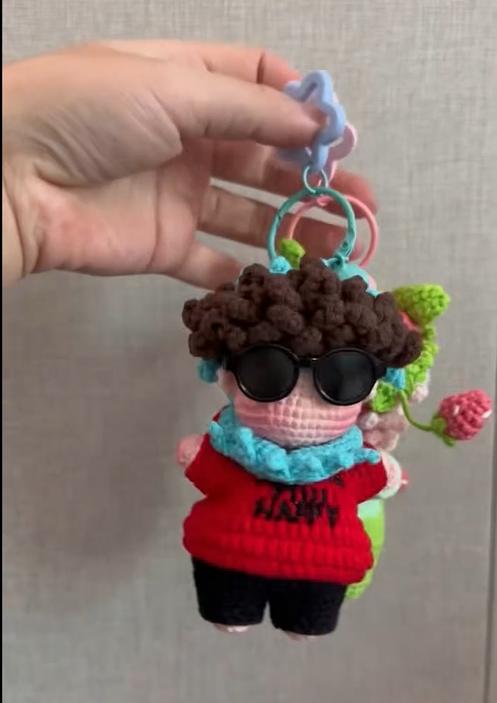 個人カスタマイズかぎ針編み人形2