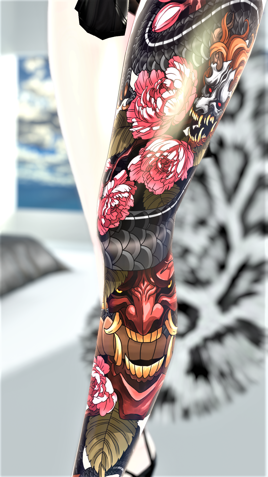 Double cherry blossom [ tattoo / いれずみ / 刺青 / 入墨 ] - 手先の針 - BOOTH