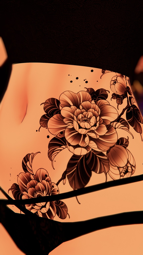 Camellia tattoo