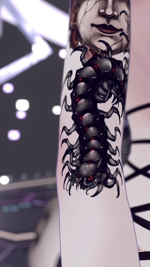Centipede tattoo
