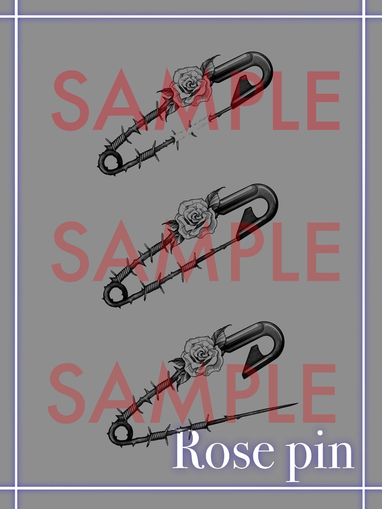 Rose pin