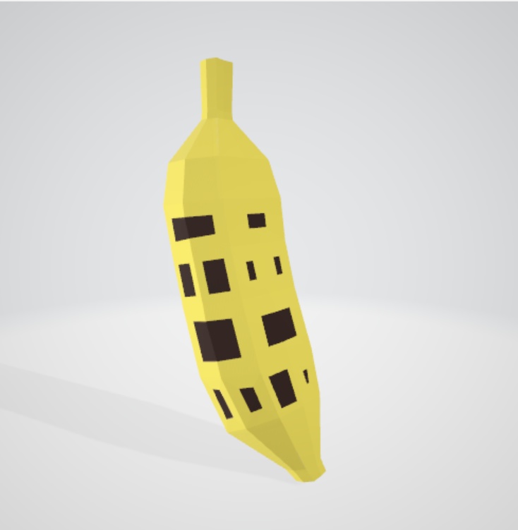 Banana FBX with Keyshapes