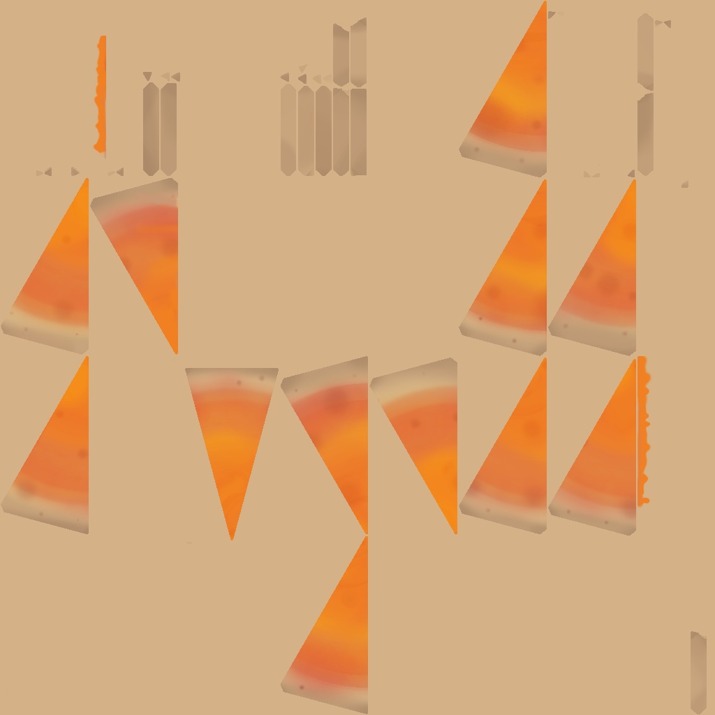 Pepperoni Pizza Slice with Keyshapes FBX